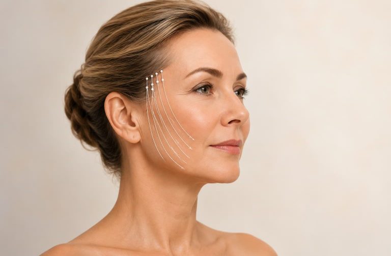 Fadenlifting oder Facelift Vergleich – straffe Gesichtskontur Bonn